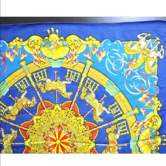 Authentic Hermès Lunapark Silk Scarf - Picture 3 of 10